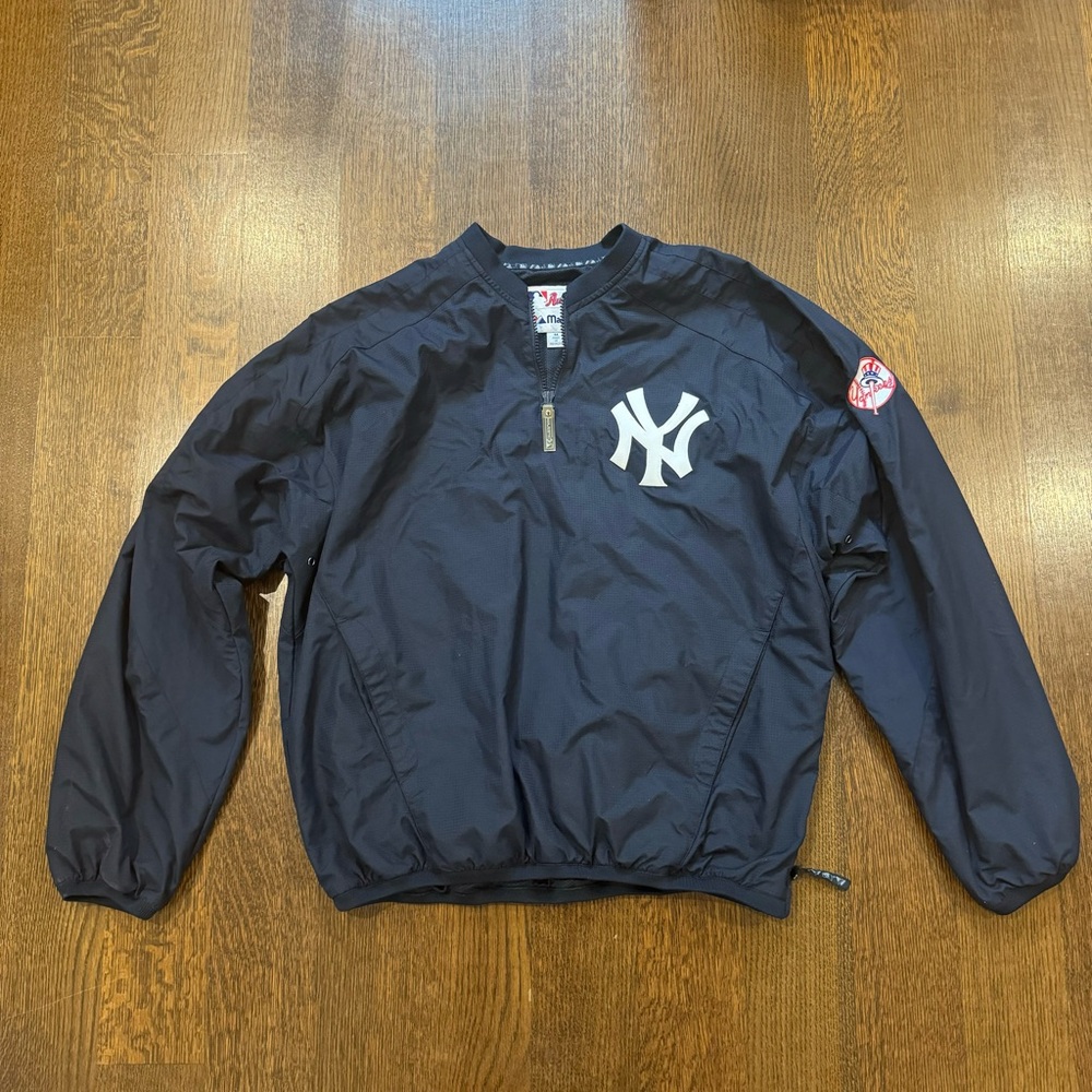 Vintage Yankees Authentic Majestic Windbreaker